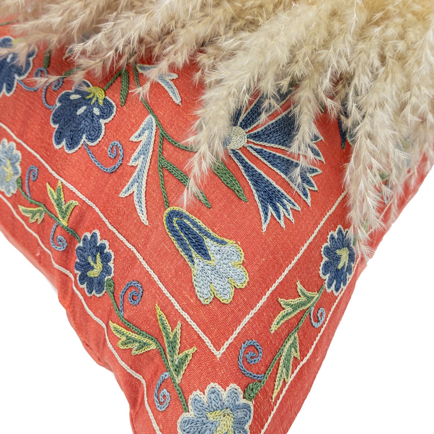 Malena El Yapımı Suzani Kırlent 50X50 Cm