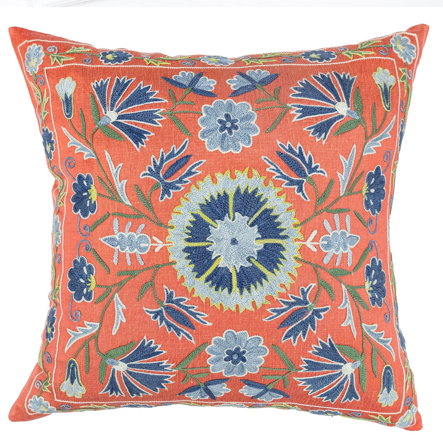 Malena El Yapımı Suzani Kırlent 50X50 Cm