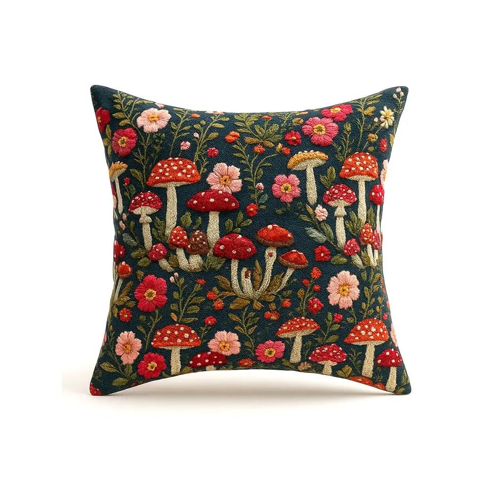 Mantar Dünyası Yastık