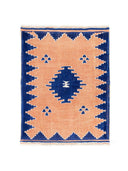 Manyas Geometrik Desenli Yün Halı Kilim 94X121 Cm