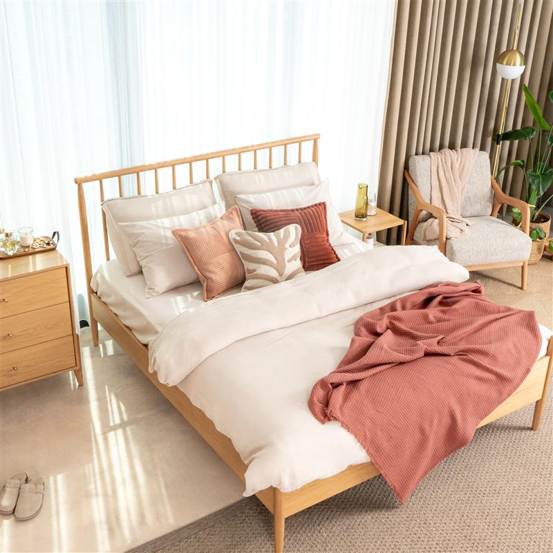 Marcin Meşe Karyola 160X200