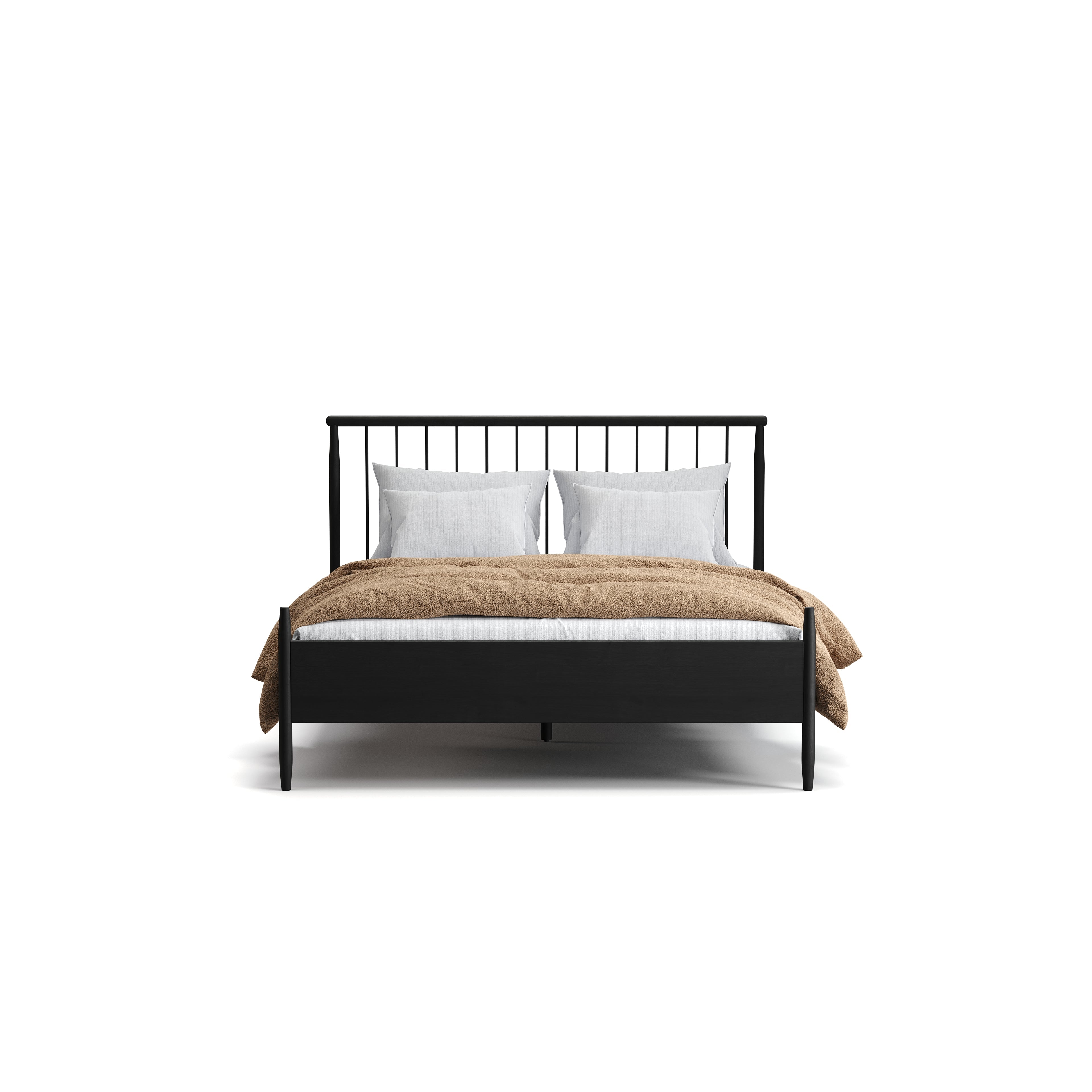 Marcin Siyah Karyola 160X200