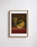 Maria Margaretha van Os - Limon ve Kesme Cam ile Natürmort fine art baskı