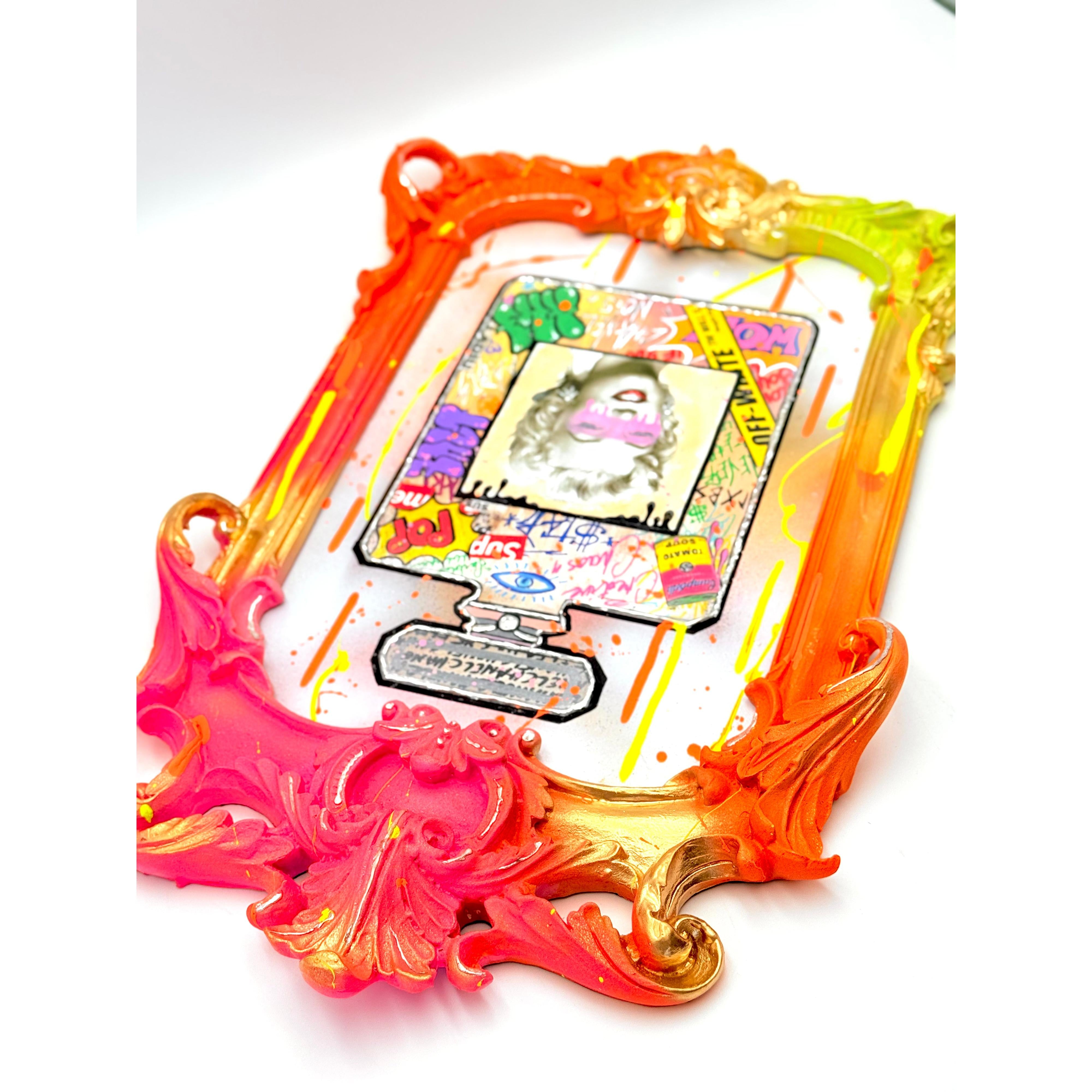 Marilyn Monroe Mixed Media Art Tablo