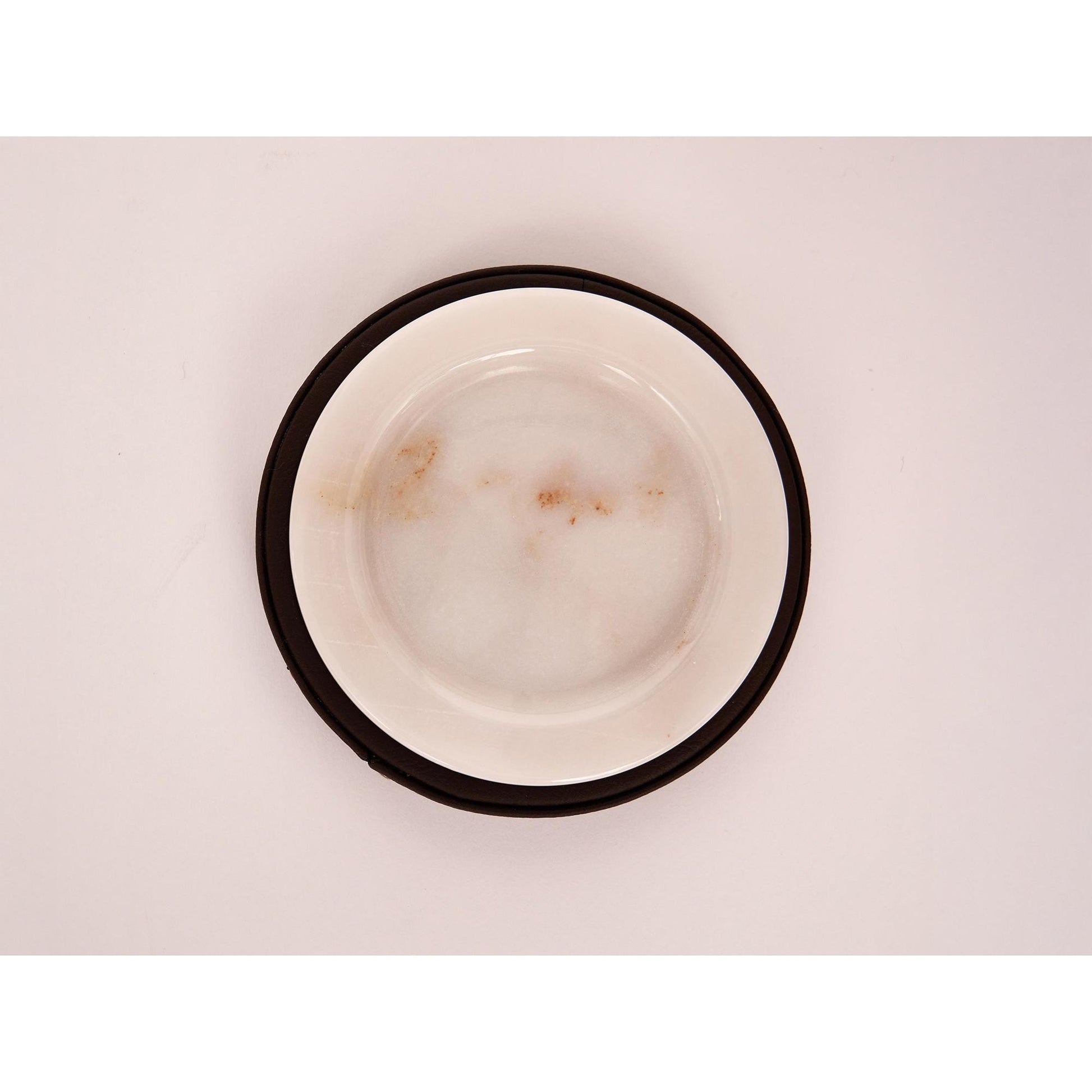 Marlera Beyaz Bardak Altlığı