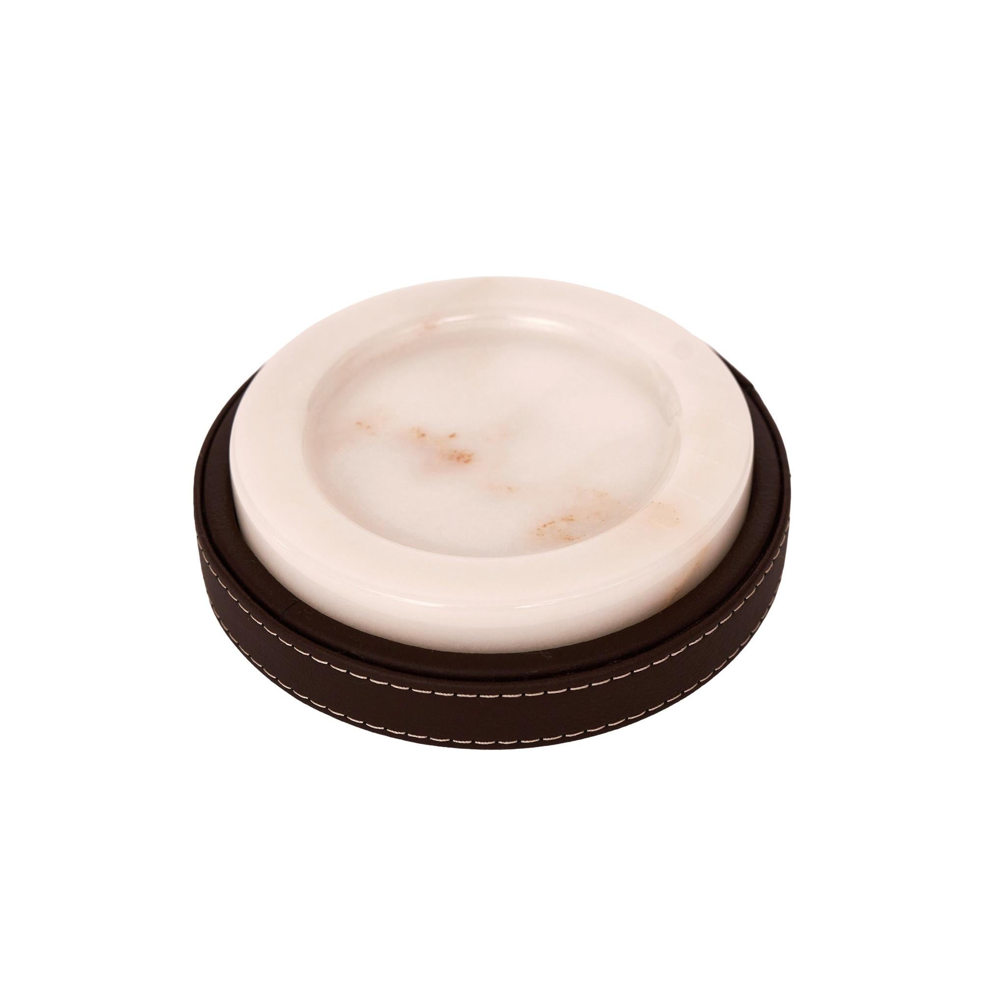 Marlera Beyaz Bardak Altlığı