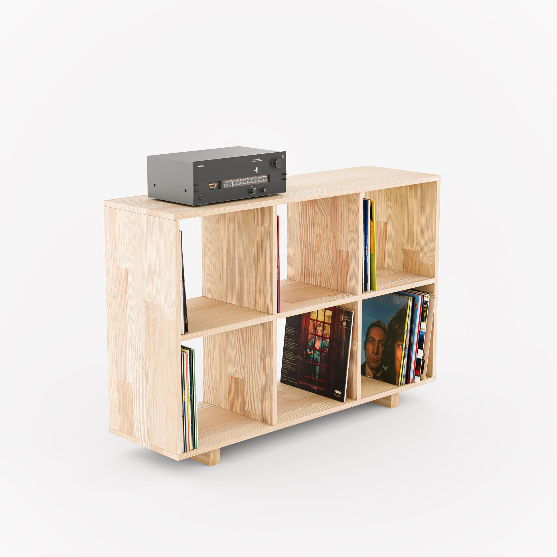 Masif Ahşap Açık Raf Ünitesi