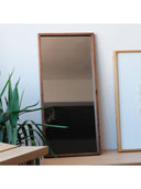Masif Ahşap Bronz Ayna - EDGE Serisi - 40x85 CM
