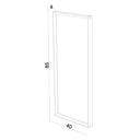 Masif Ahşap Bronz Ayna - REGULAR Serisi - 40x85 CM