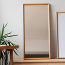Masif Ahşap Bronz Ayna - REGULAR Serisi - 40x85 CM