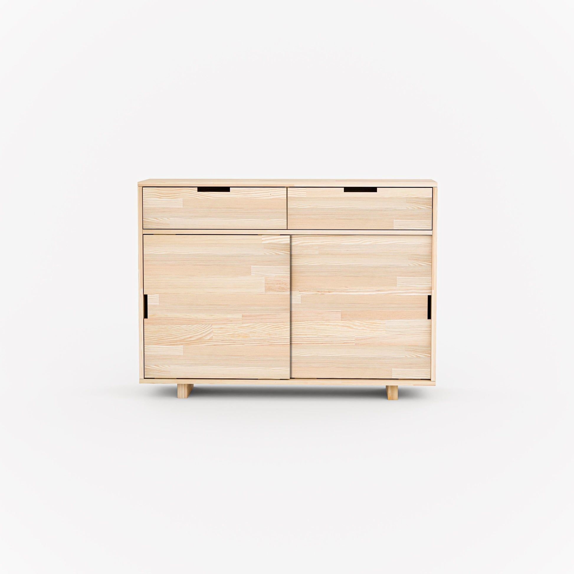 Masif Ahşap Çekmeceli Büfe