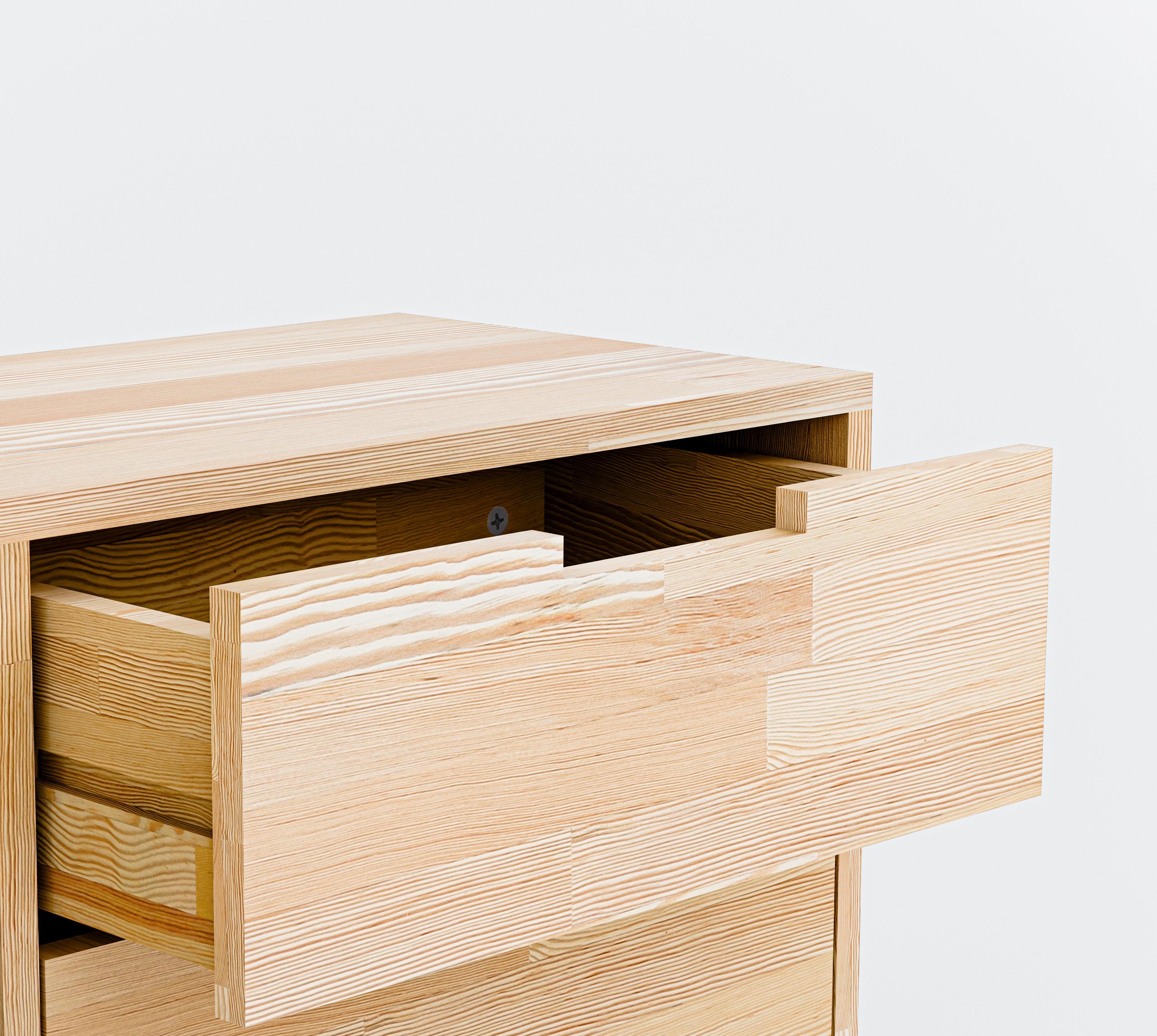 Masif Ahşap Çekmeceli Büfe & Konsol