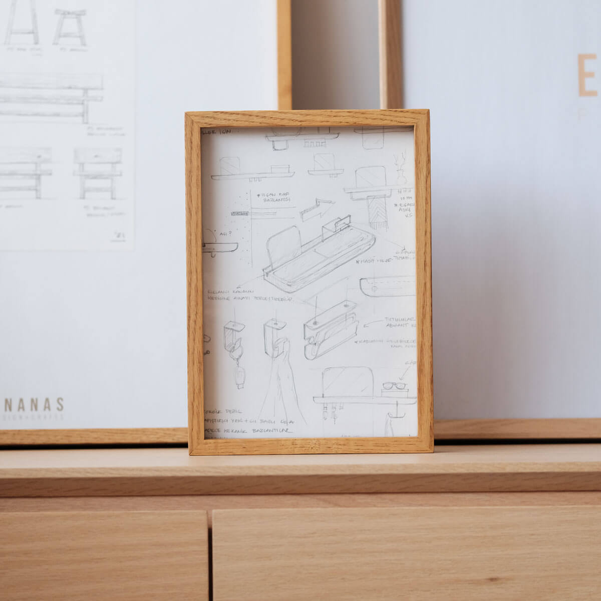 Masif Ahşap Dekoratif Çerçeve Edge Serisi