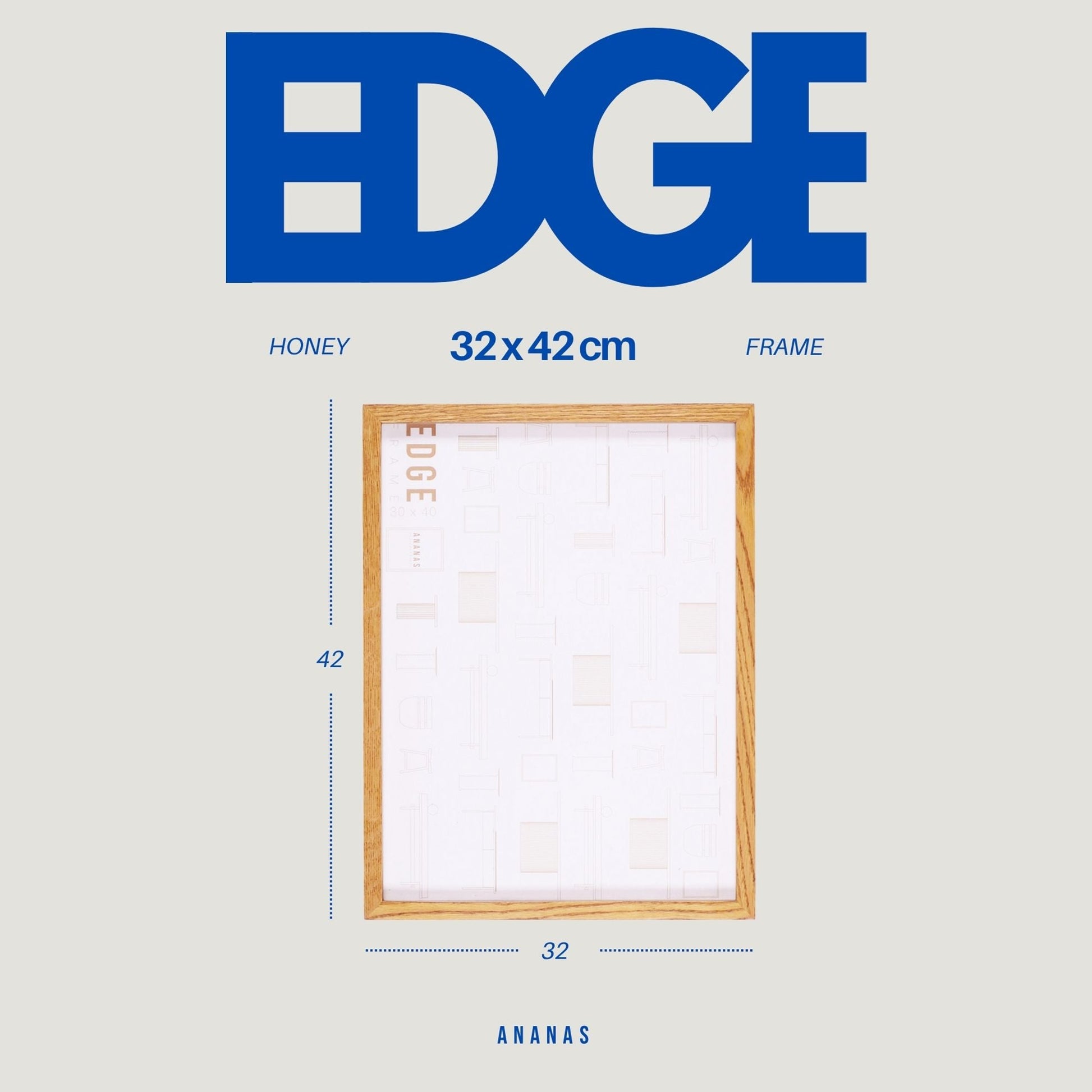 Masif Ahşap Dekoratif Çerçeve Edge Serisi