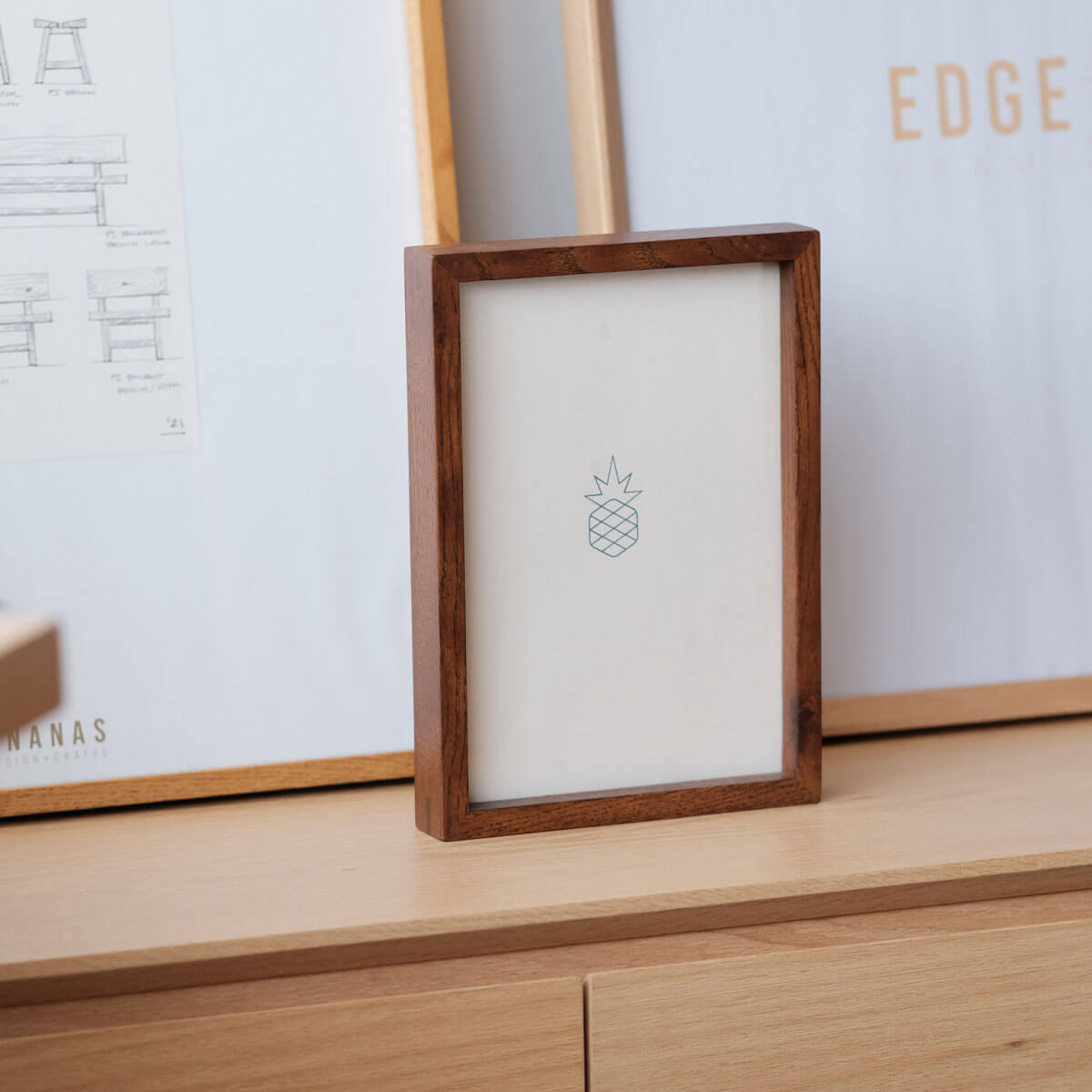 Masif Ahşap Dekoratif Çerçeve Edge Serisi