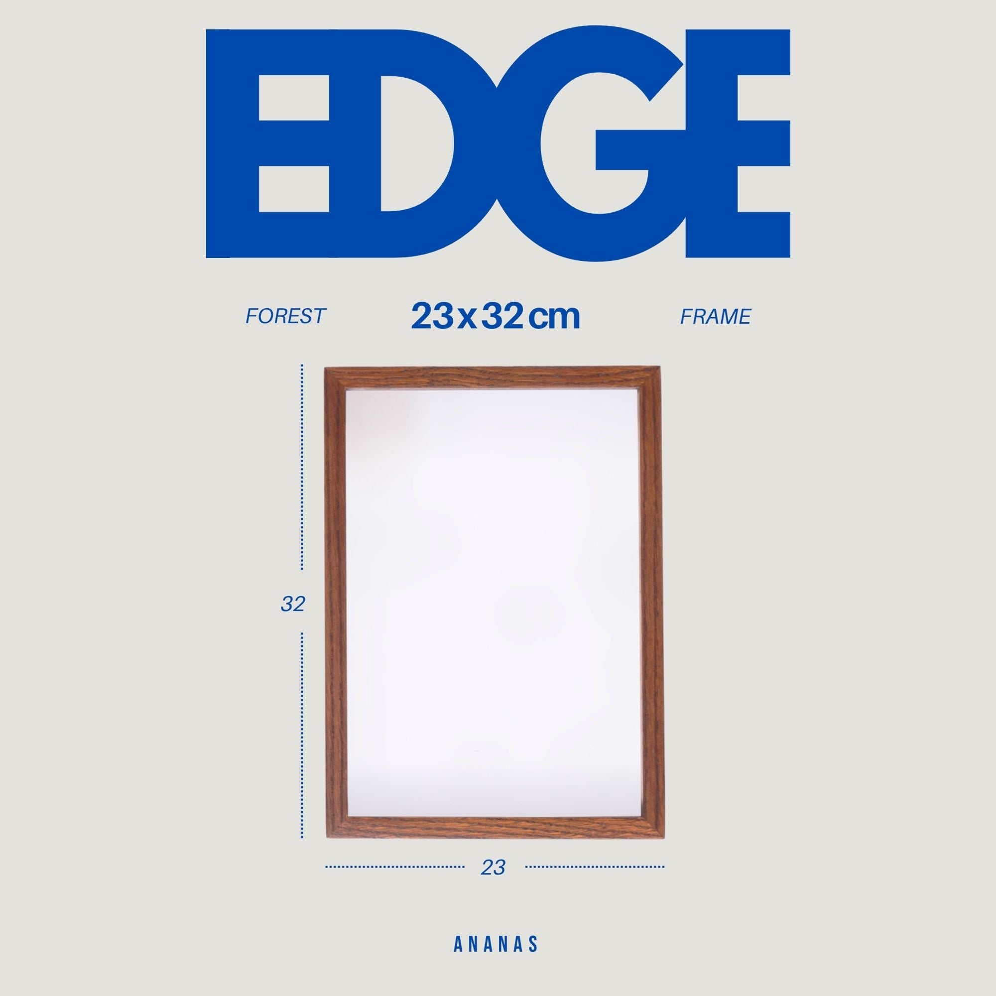 Masif Ahşap Dekoratif Çerçeve, Meşe – Edge Serisi