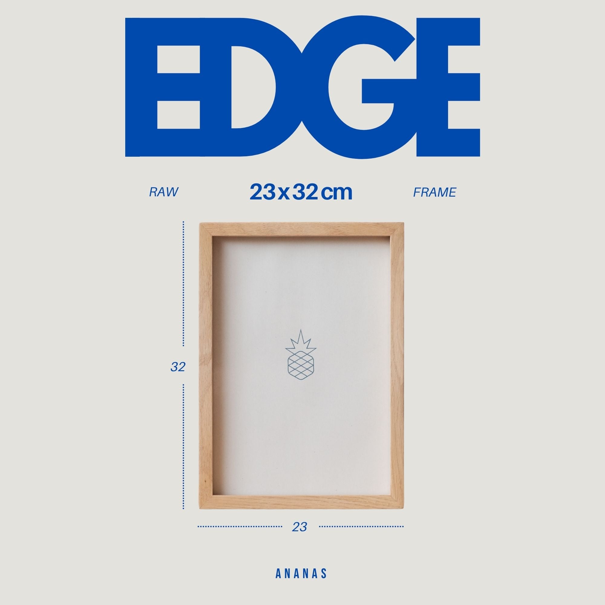 Masif Ahşap Dekoratif Çerçeve, Meşe – Edge Serisi