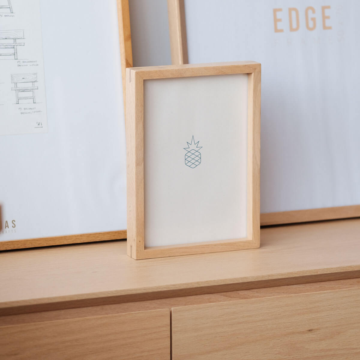 Masif Ahşap Dekoratif Çerçeve, Meşe – Edge Serisi