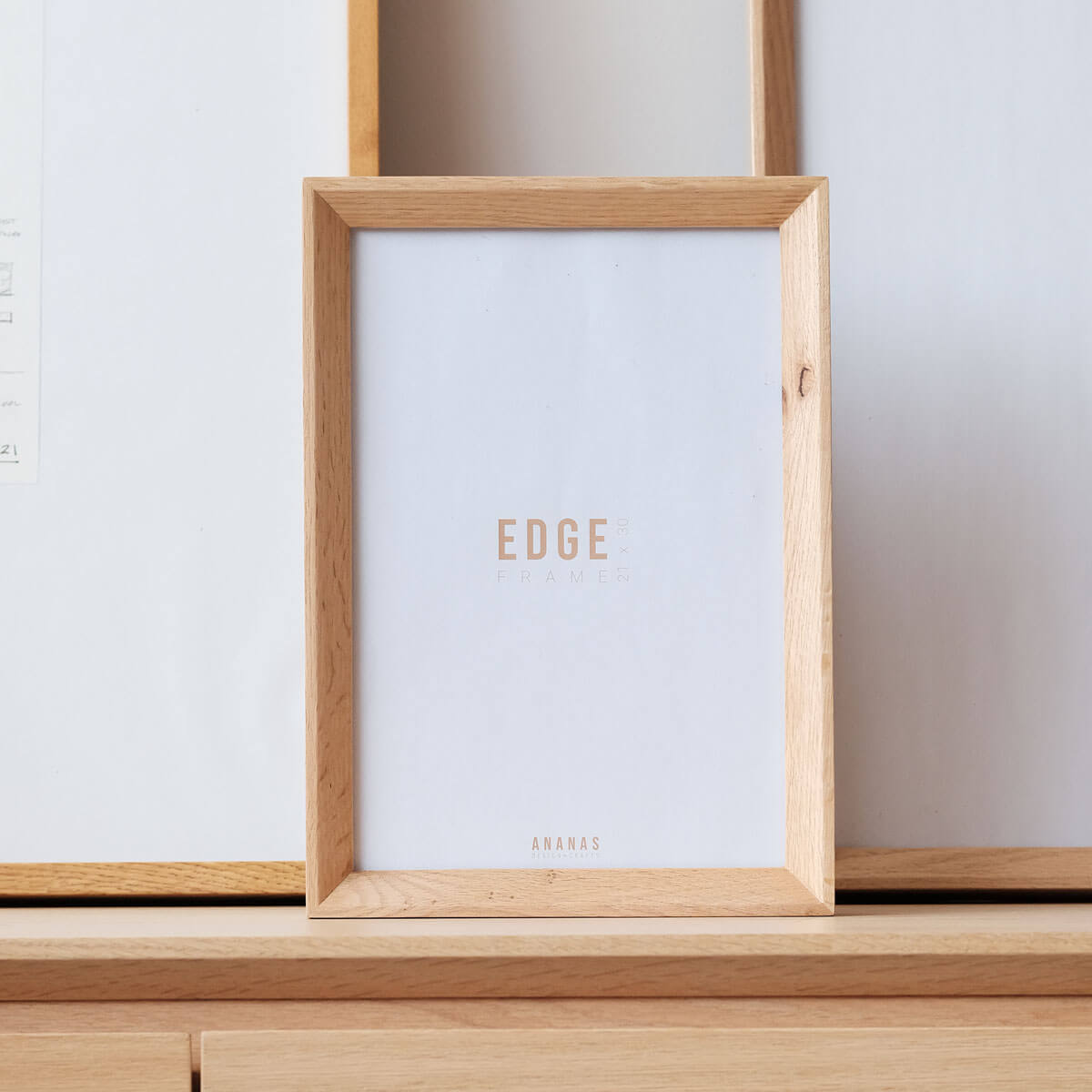 Masif Ahşap Dekoratif Çerçeve, Meşe – Regular Serisi 23X32 Cm