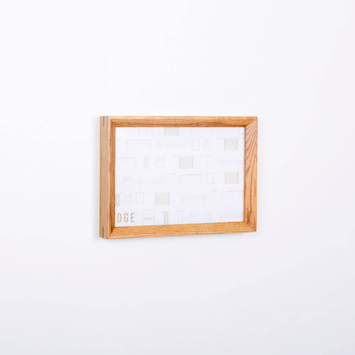 Masif Ahşap Dekoratif Çerçeve, Meşe – Regular Serisi 23X32 Cm