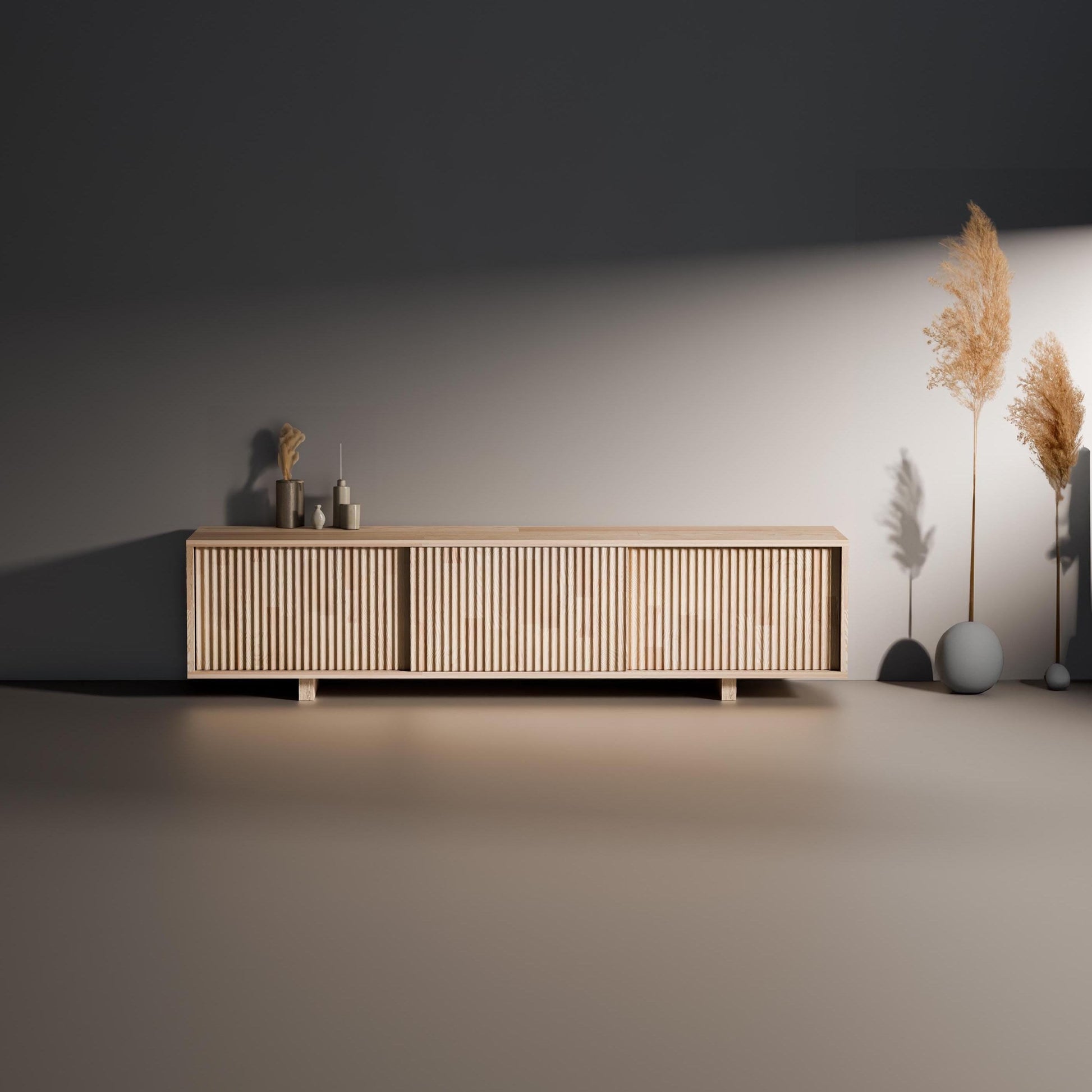 Masif Ahşap Tv Ünitesi