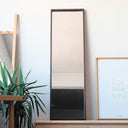 Masif Meşe Duvar Aynası - EDGE Serisi - 40x130 CM