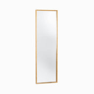 Masif Meşe Duvar Aynası - EDGE Serisi - 40x130 CM