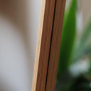 Masif Meşe Duvar Aynası - EDGE Serisi - 40x130 CM