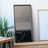 Masif Meşe Duvar Aynası - EDGE Serisi - 40x85 CM