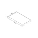 Masif Meşe Sunum Tepsisi – EDGE Serisi - 50x30 CM