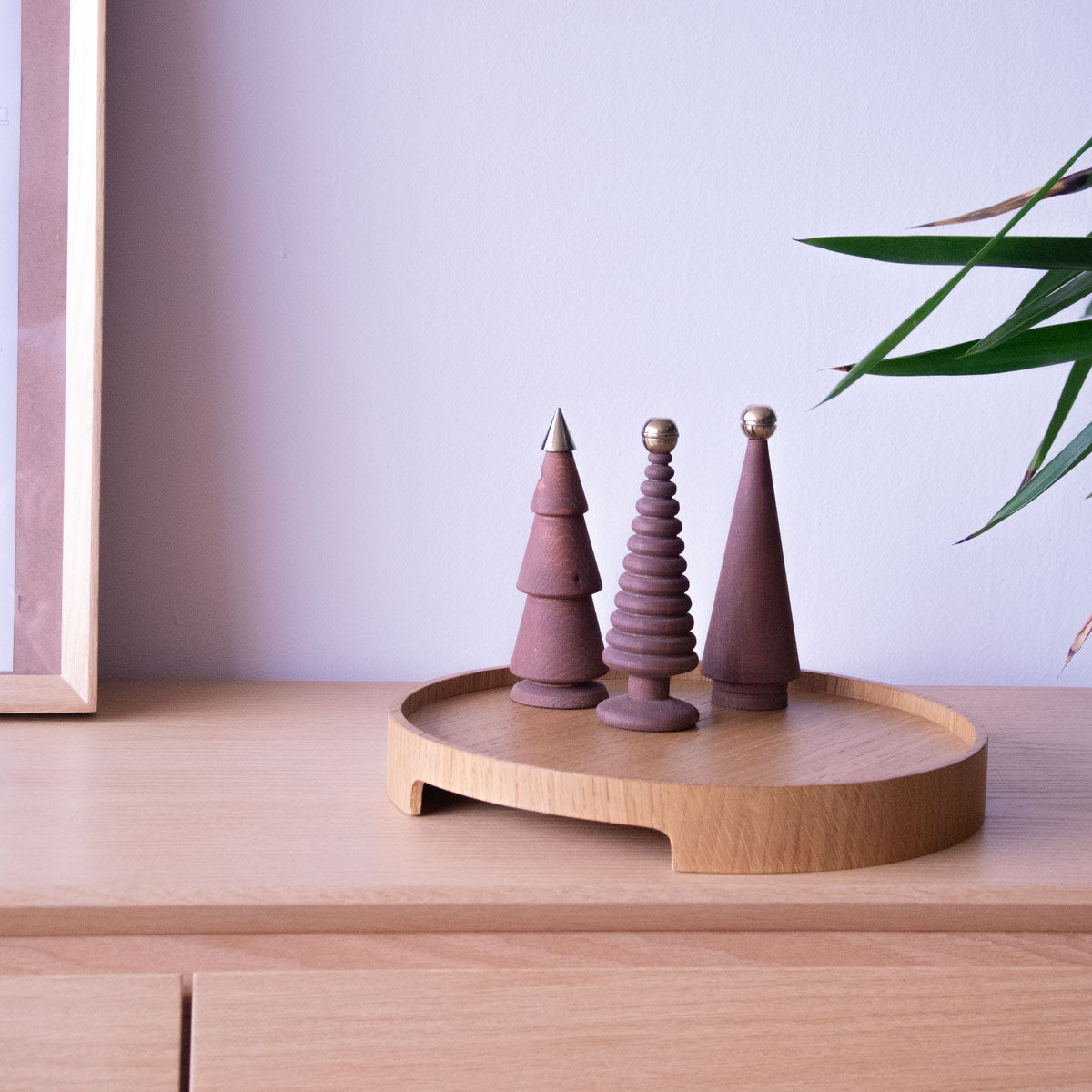 Masif Meşe Sunum Tepsisi – Edge Serisi