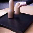 Masif Meşe Sunum Tepsisi – Edge Serisi, Kare