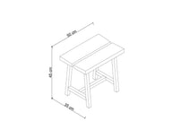Masif Meşe Tabure – PI Serisi-Tabure-ANANAS DESIGN + CRAFTS-Honey-NowShopFun