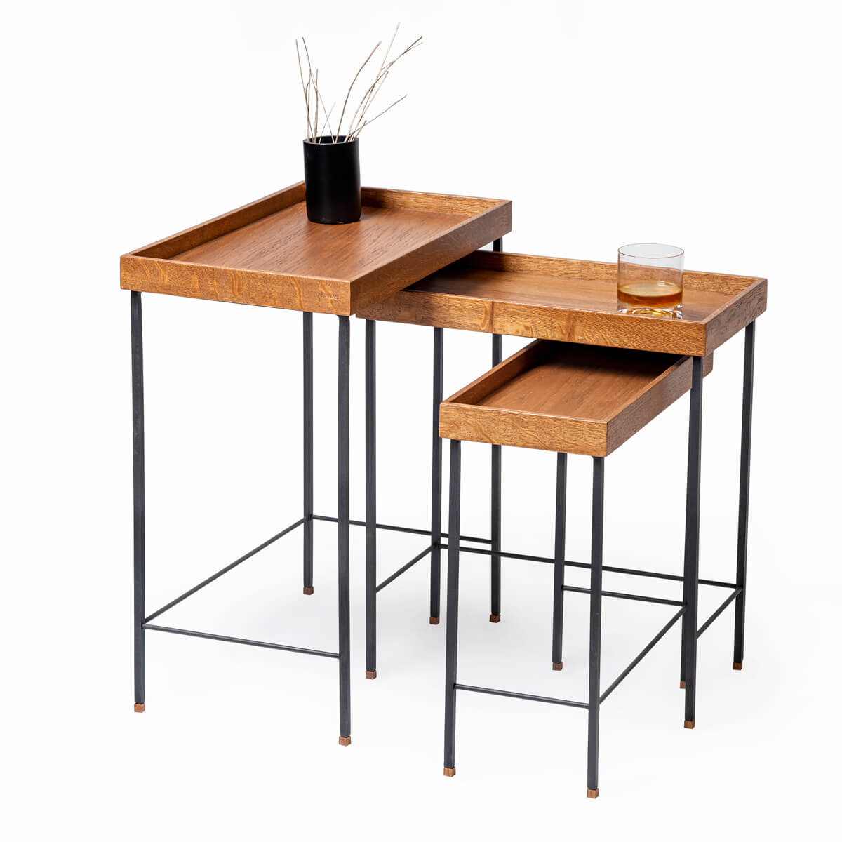 Masif Meşe Zigon Sehpa - Edge Serisi