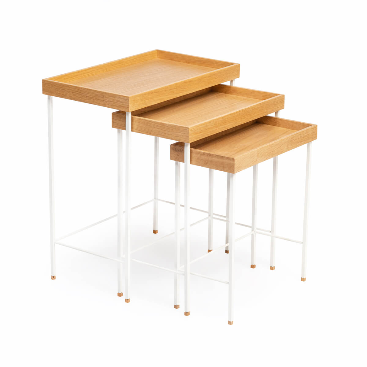 Masif Meşe Zigon Sehpa - Edge Serisi