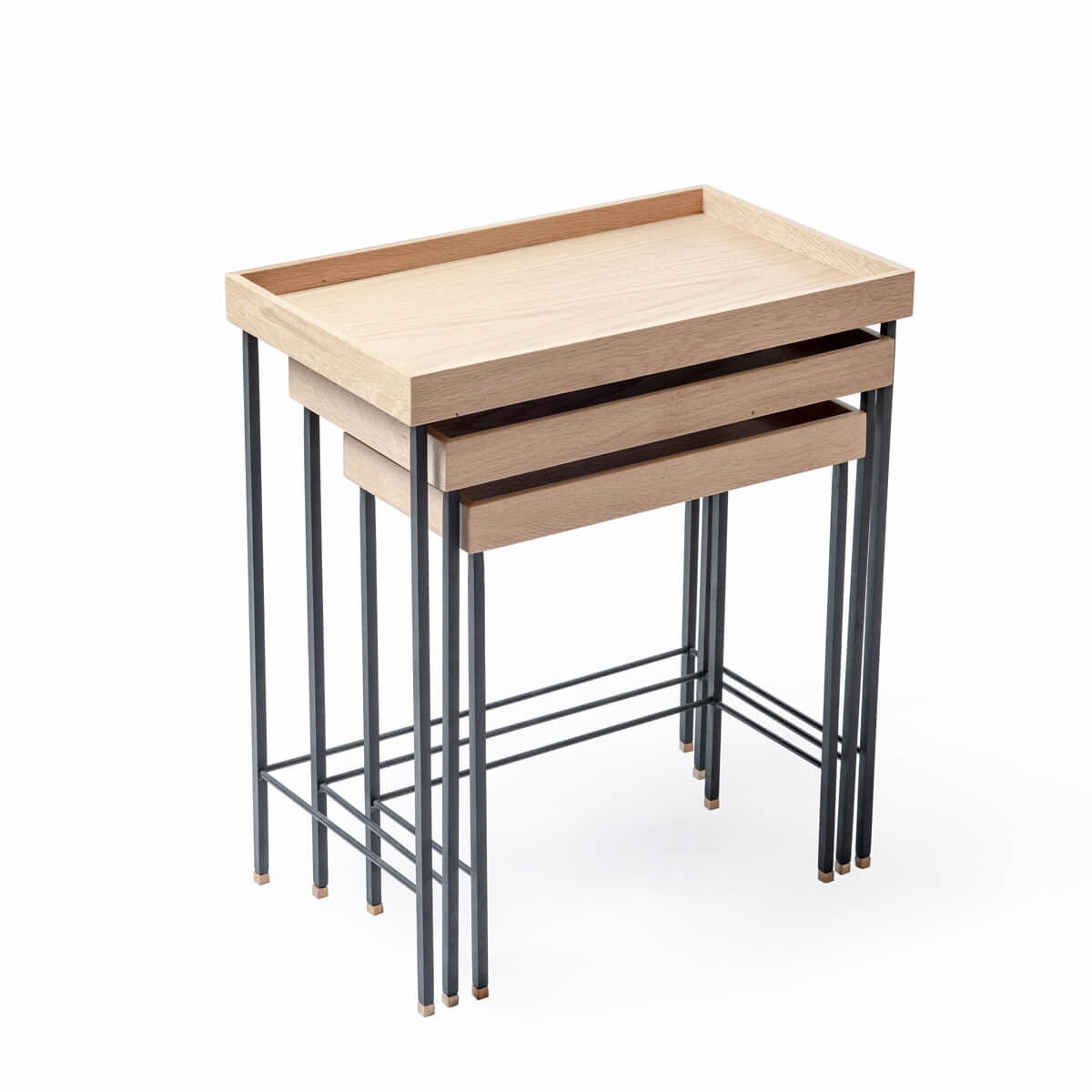 Masif Meşe Zigon Sehpa - Edge Serisi