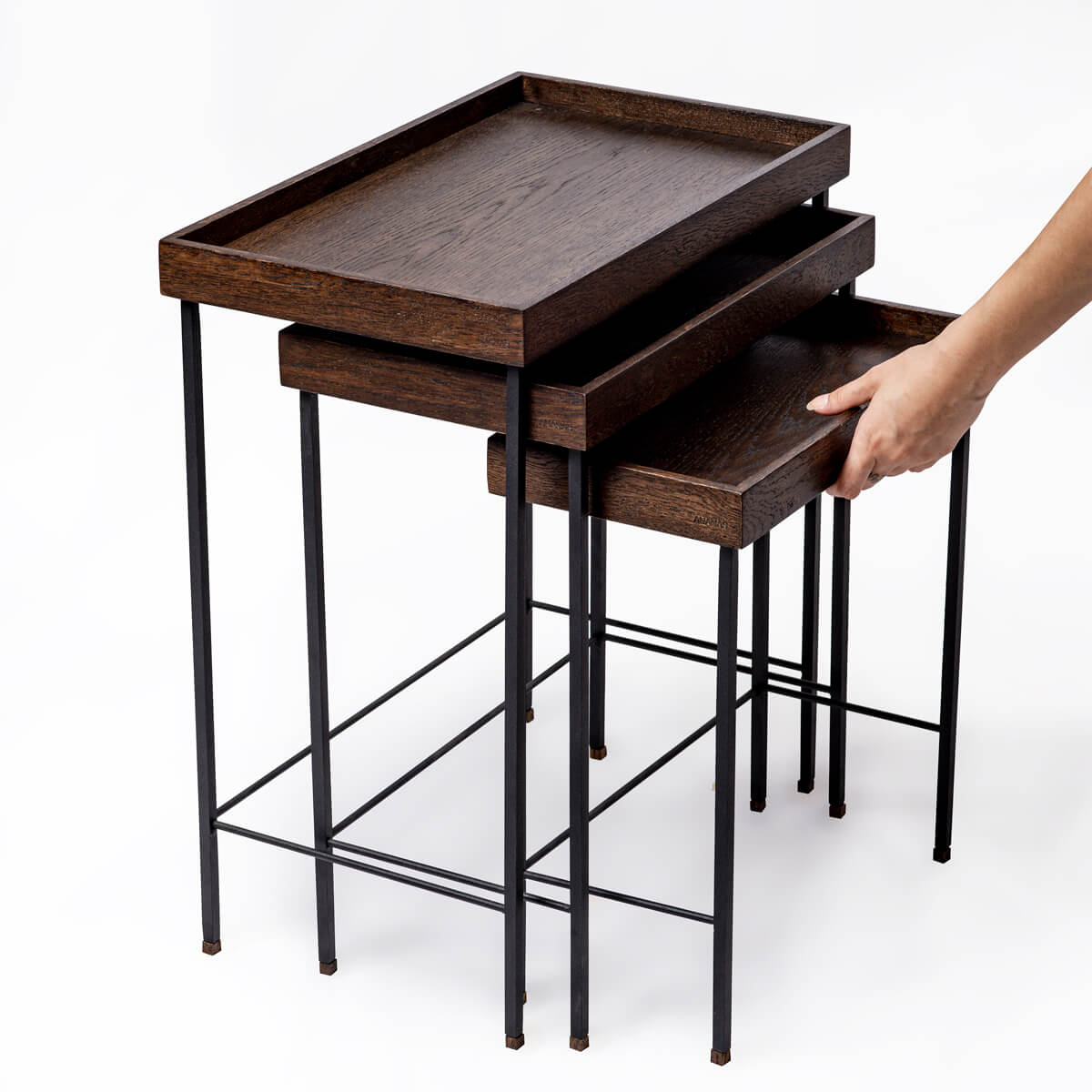 Masif Meşe Zigon Sehpa - Edge Serisi