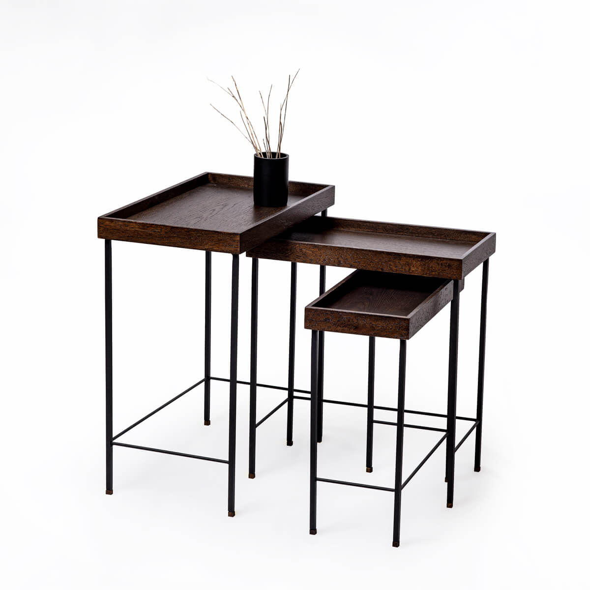 Masif Meşe Zigon Sehpa - Edge Serisi