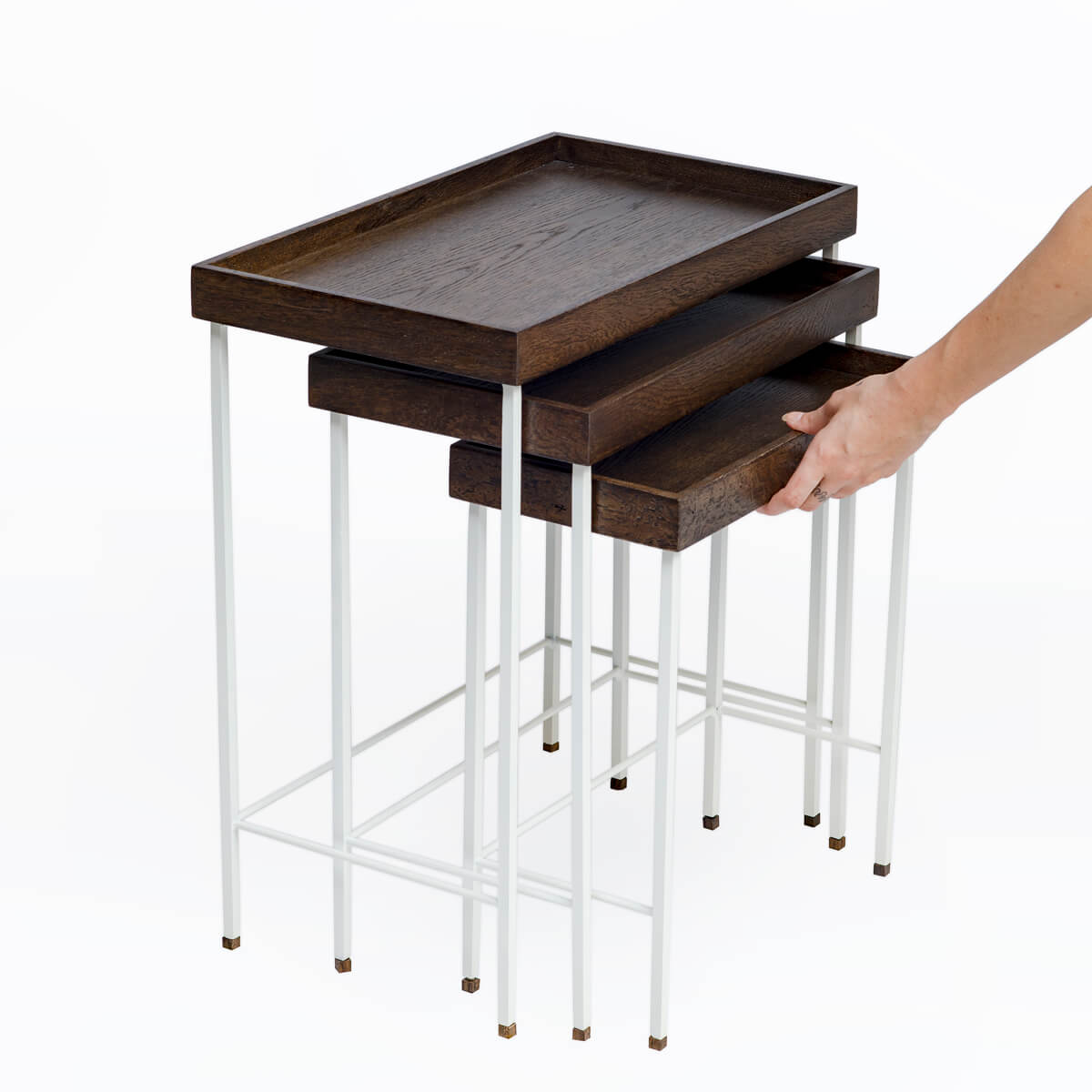 Masif Meşe Zigon Sehpa - Edge Serisi