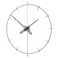 Massive Indicator Duvar Saati-Duvar Saati-M Clocks-Si̇Yah-60cm-NowShopFun
