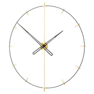 Massive Indicator Duvar Saati-Duvar Saati-M Clocks-Mat Gold-90cm-NowShopFun