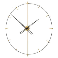 Massive Indicator Duvar Saati-Duvar Saati-M Clocks-Anti̇K Gold-90cm-NowShopFun