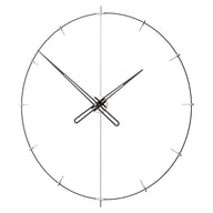 Massive Indicator Duvar Saati-Duvar Saati-M Clocks-Parlak Krom-90cm-NowShopFun