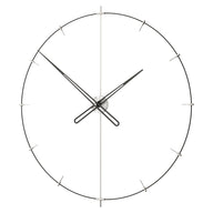 Massive Indicator Duvar Saati-Duvar Saati-M Clocks-Mat Krom-90cm-NowShopFun