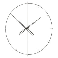 Massive Indicator Duvar Saati-Duvar Saati-M Clocks-Mat Krom-110cm-NowShopFun
