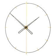 Massive Indicator Duvar Saati-Duvar Saati-M Clocks-Mat Gold-110cm-NowShopFun