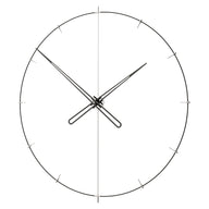 Massive Indicator Duvar Saati-Duvar Saati-M Clocks-Parlak Krom-110cm-NowShopFun