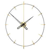 Massive Indicator Duvar Saati-Duvar Saati-M Clocks-Parlak Gold-60cm-NowShopFun