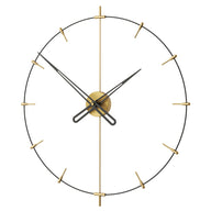 Massive Indicator Duvar Saati-Duvar Saati-M Clocks-Anti̇K Gold-60cm-NowShopFun