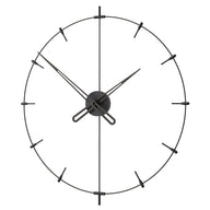 Massive Indicator Duvar Saati-Duvar Saati-M Clocks-Si̇Yah-60cm-NowShopFun